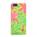 Iphone 5 Case With A Girl Watch Flower Printing